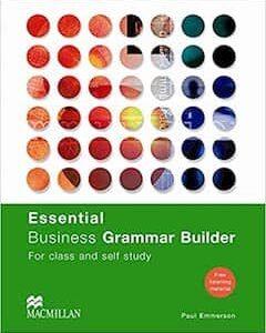 English learning books - essential business grammar builder