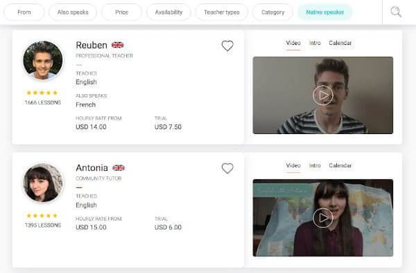 best websites for learning English italki
